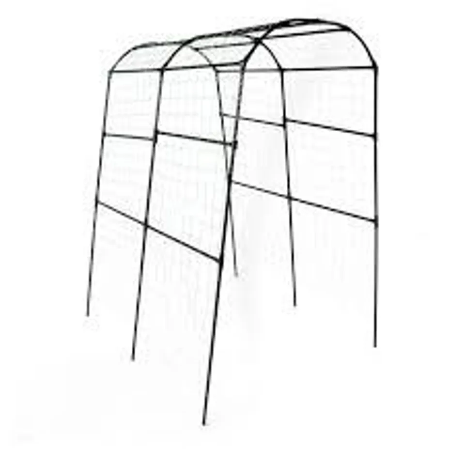 GARDEN STORIES GALVANISED STEEL CLIMBING ARCHWAY