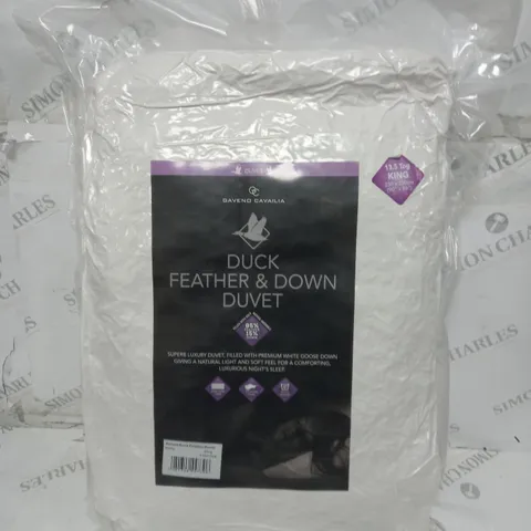 GAVEND CAVAILIA DUCK FEATHER & DOWN DUVET KING