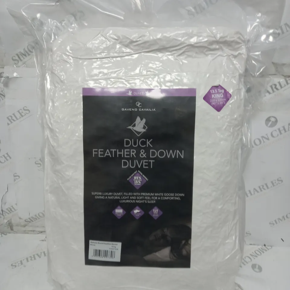GAVEND CAVAILIA DUCK FEATHER & DOWN DUVET KING