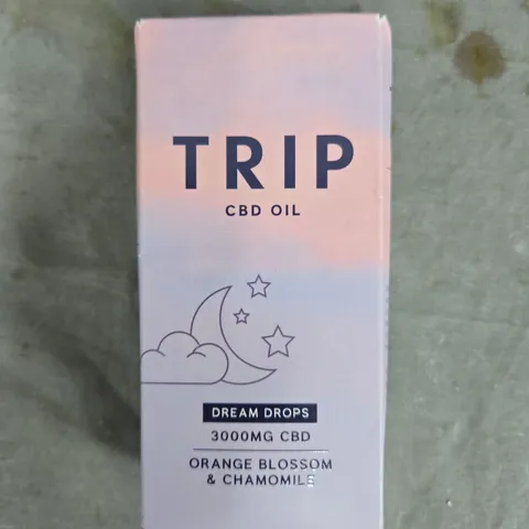 TRIP CBD OIL DREAM DROPS 3000MG – ORANGE BLOSSOM & CHAMOMILE