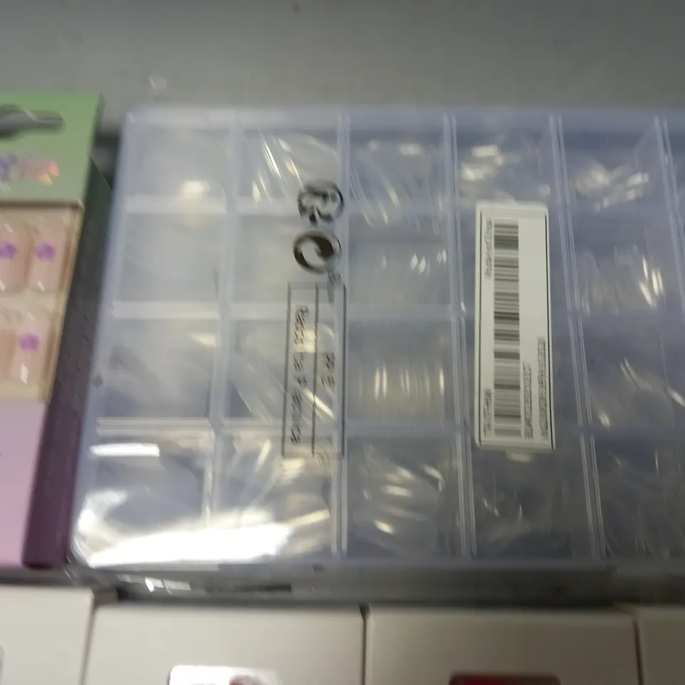 LOT OF 7 ASSORTED ARTIFICIAL NAIL PACKS