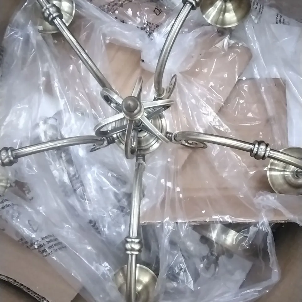 BOXED BRATTON 5 LIGHT CANDLE STYLE CHANDELIER 