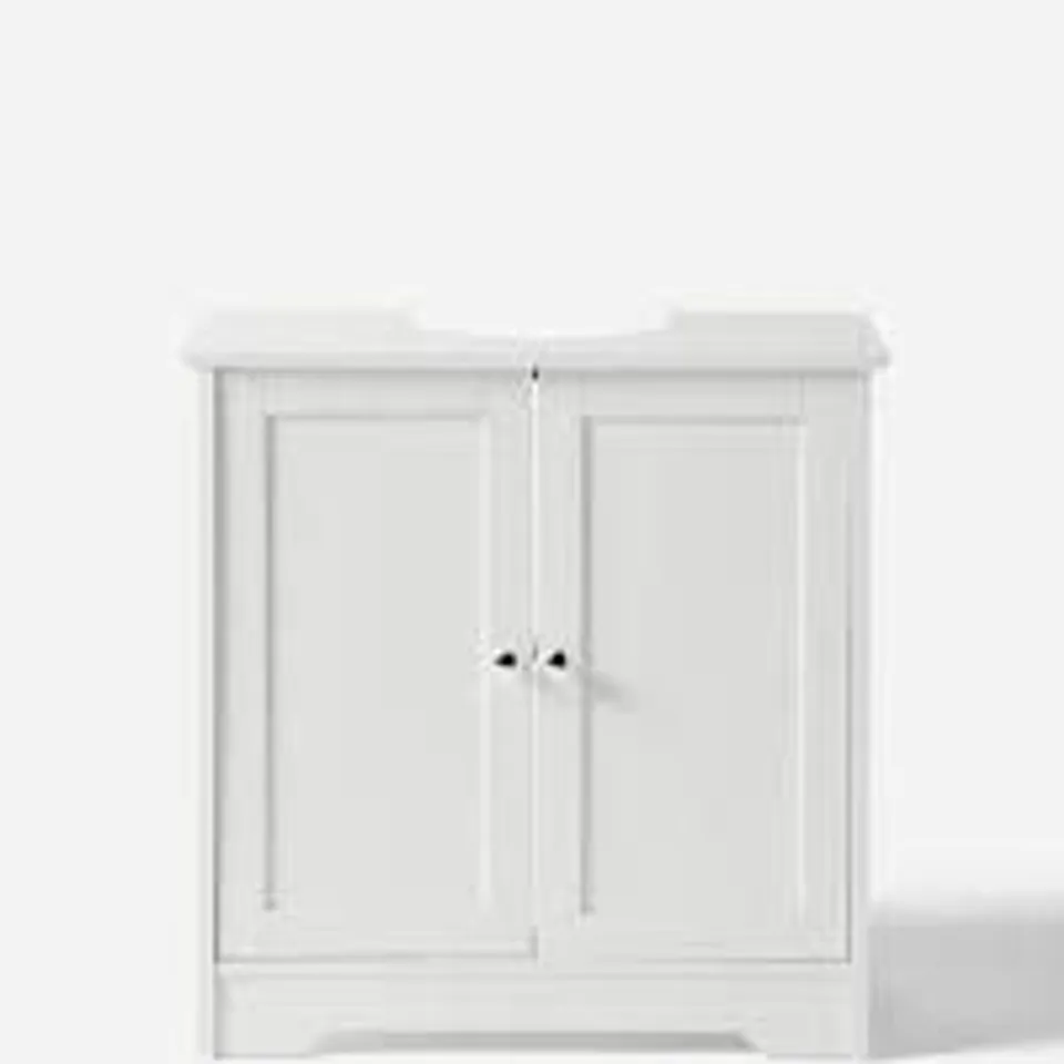 DOUBLE UNDER BASIN CUPBOARD WHITE NK129
