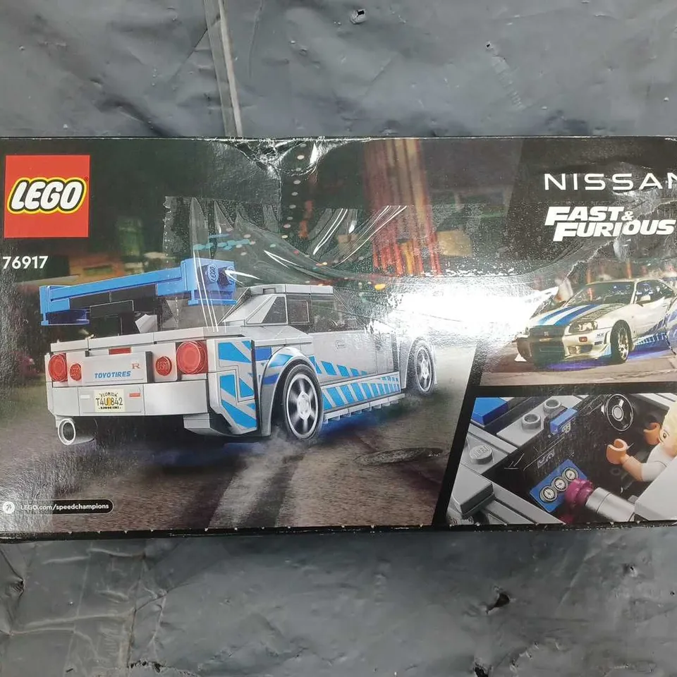 BOXED LEGO SPEED CHAMPION FAST AND FURIOUS - 2 FAST 2 FURIOUS NISSAN SKYLINE GT-R - 76917 RRP £20.5