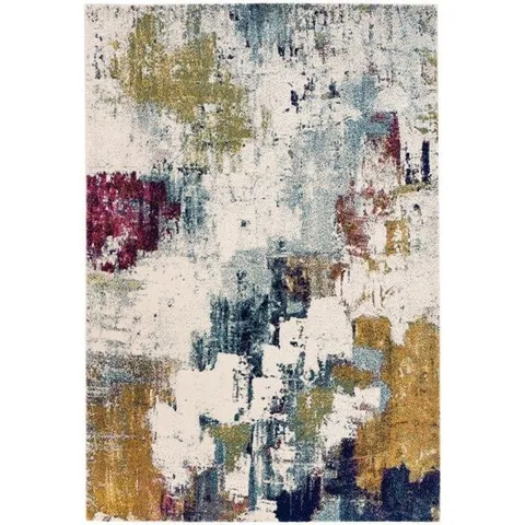 ASIATIC NOVA ABSTRACT RUG - MULTI (120x170cm) - COLLECTION ONLY