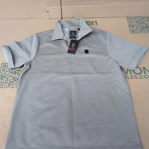 LUKE MAINLINE MACHU SS POLO IN TAUPE - LARGE