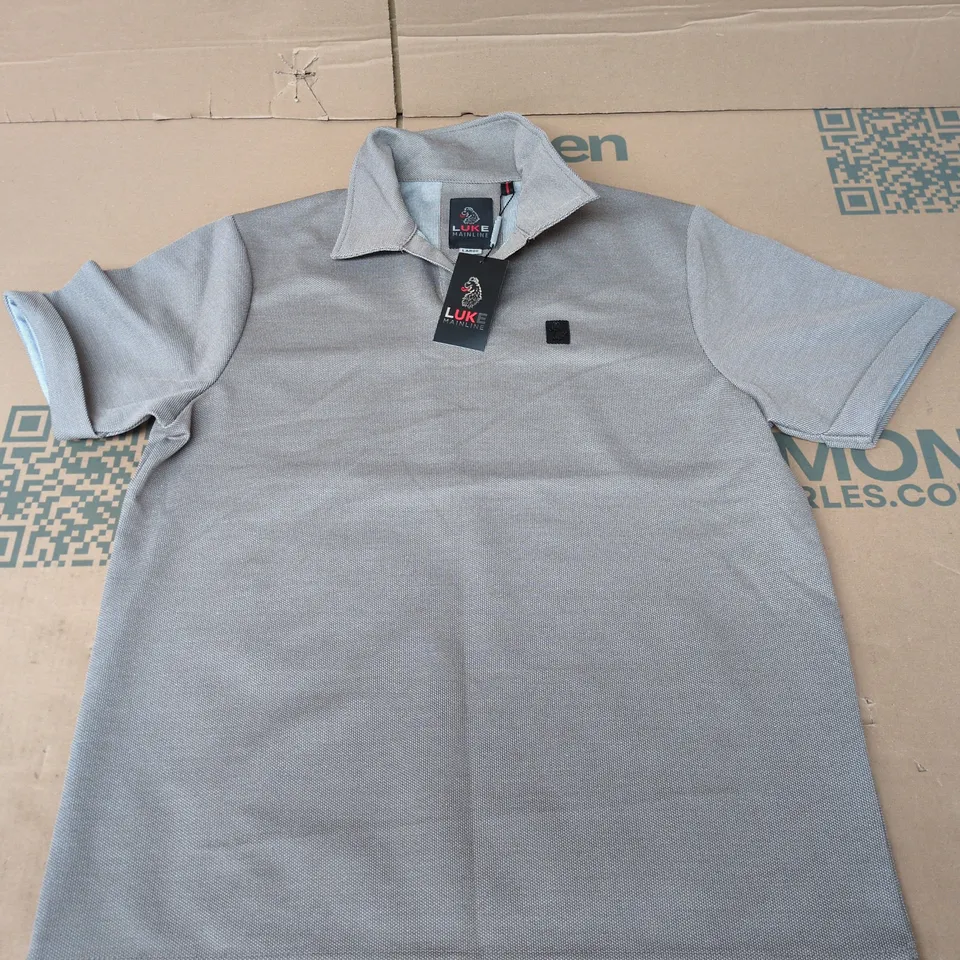 LUKE MAINLINE MACHU SS POLO IN TAUPE - LARGE
