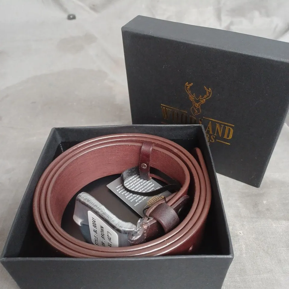 WOODLAND LEATHERS BELT SIZE 28/64