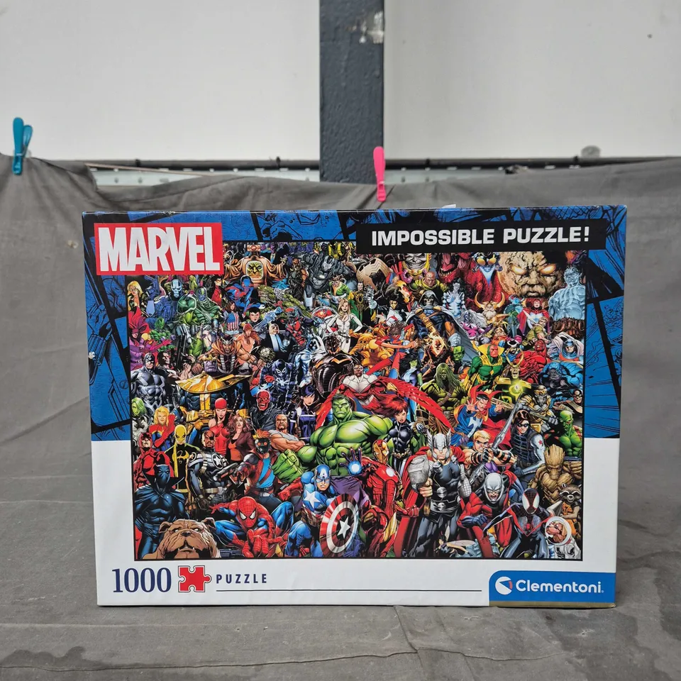 MARVEL 1000-PIECE JIGSAW PUZZLE – IMPOSSIBLE PUZZLE! (CLEMENTONI)