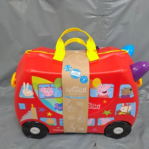 TRUNKI PEPPA PIG RIDE-ON SUITCASE