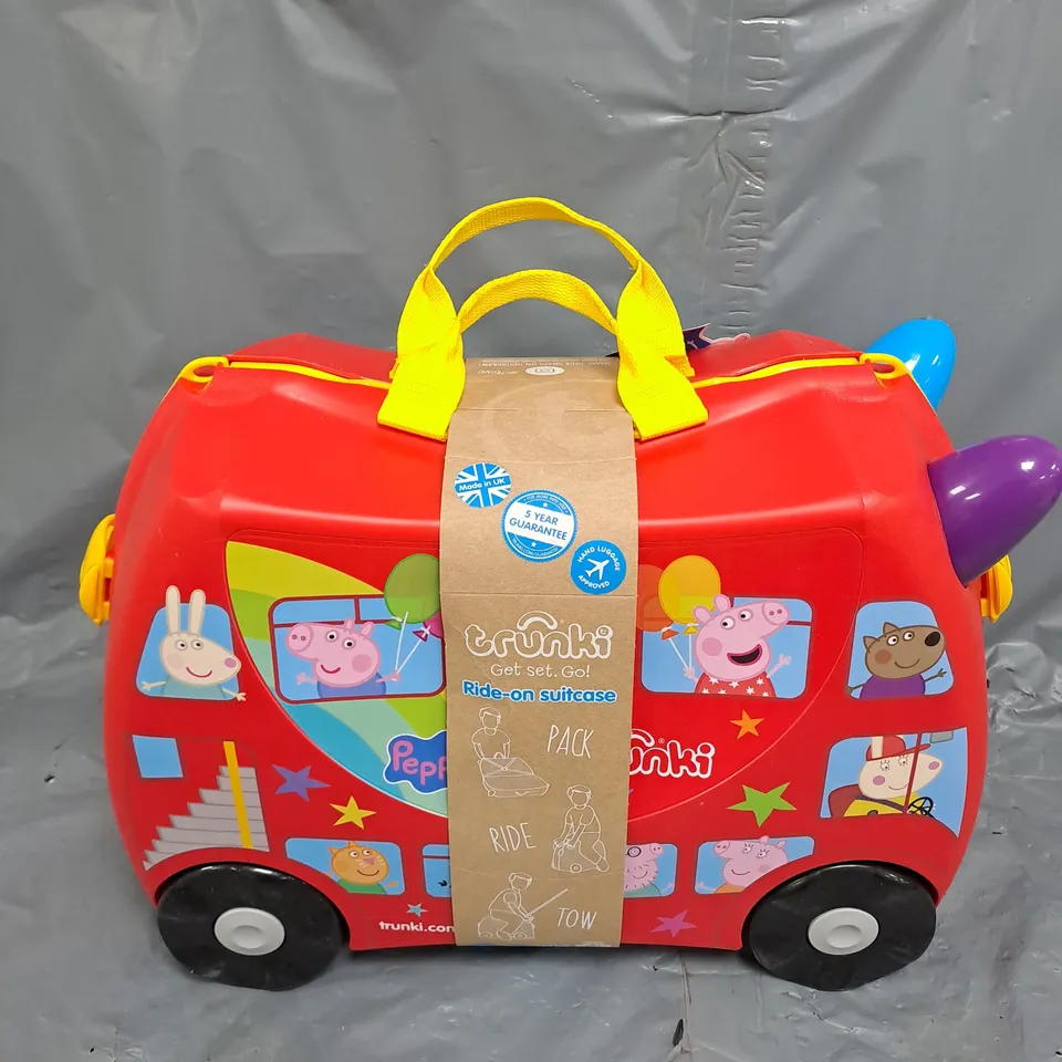 TRUNKI PEPPA PIG RIDE-ON SUITCASE 