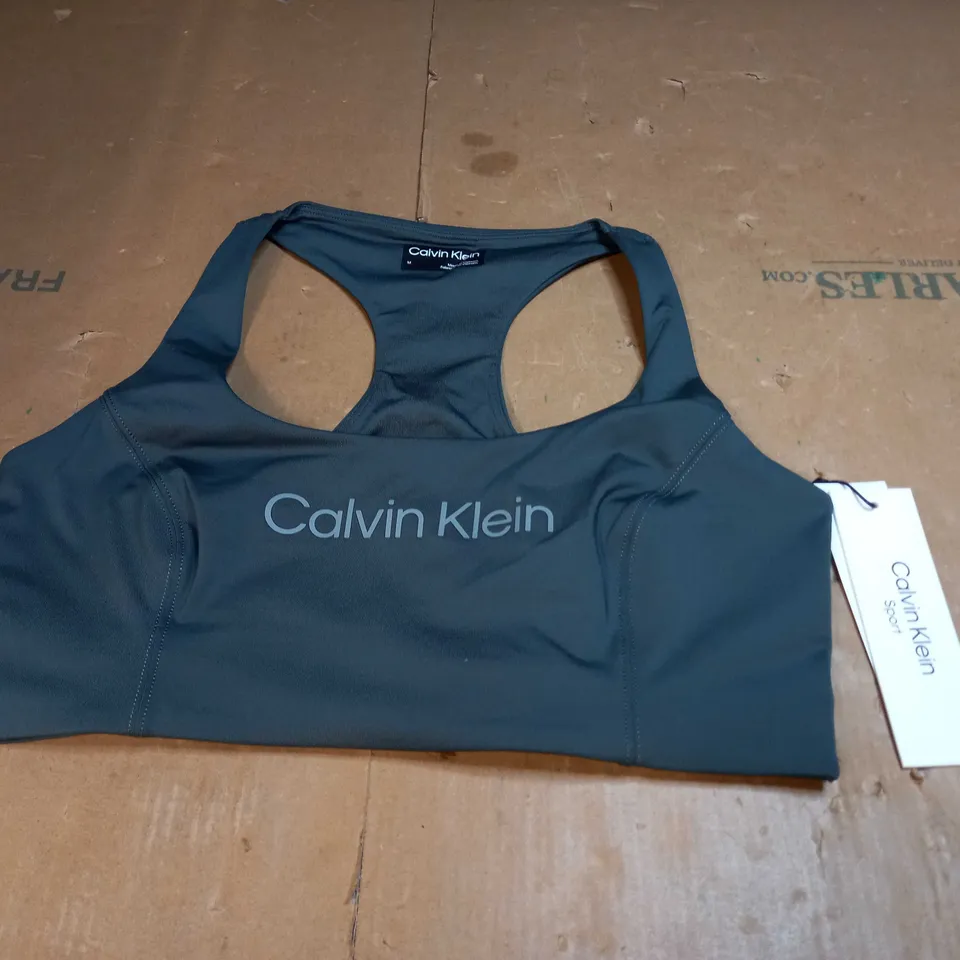 CALVIN KLEIN SUPPORT SPORTS BRA SIZE M