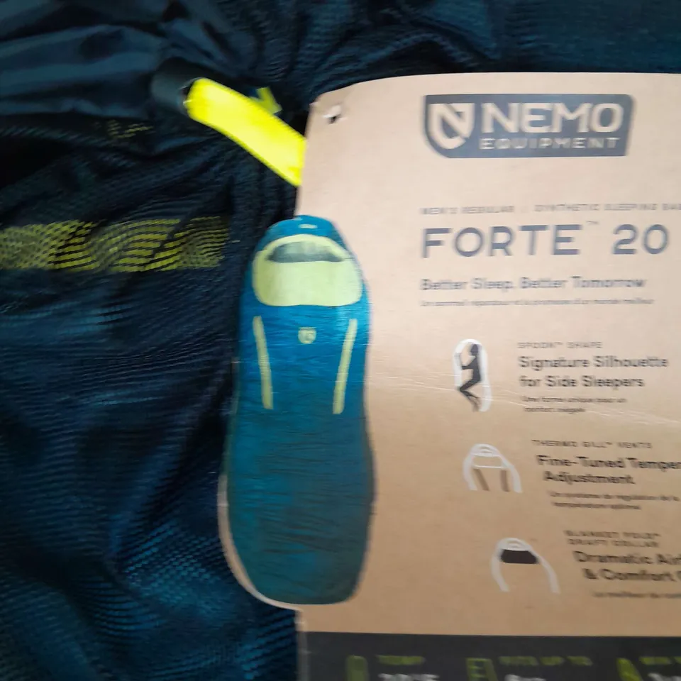 NEMO EQUITMENT FORTE 20 SLEEPING BAG