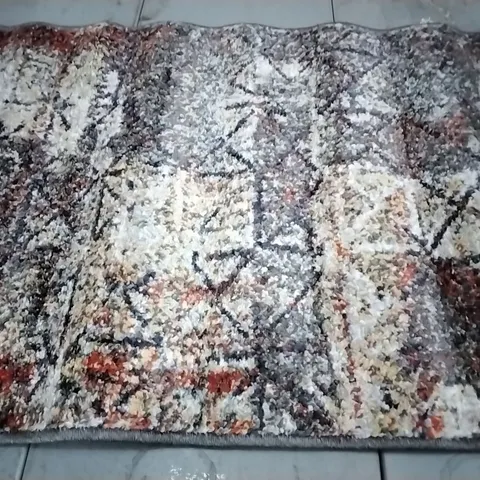 BRAND NEW CANON SHAG GREY RECTANGULAR RUG - SIZE 60CM X 100CM 