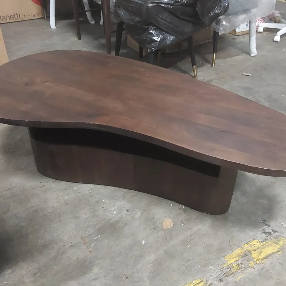 DANETTI BURLEIGH DARK MANGO WOOD COFFEE TABLE