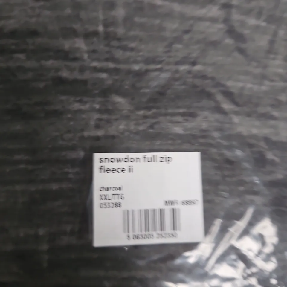 MOUNTAIN WAREHOUSE SNOWDON FULL ZIP FLEECE II – CHARCOAL, XXL