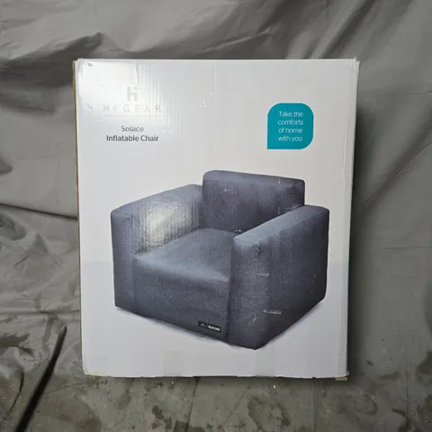 HIGEAR SOLACE INFLATABLE CHAIR – BOXED