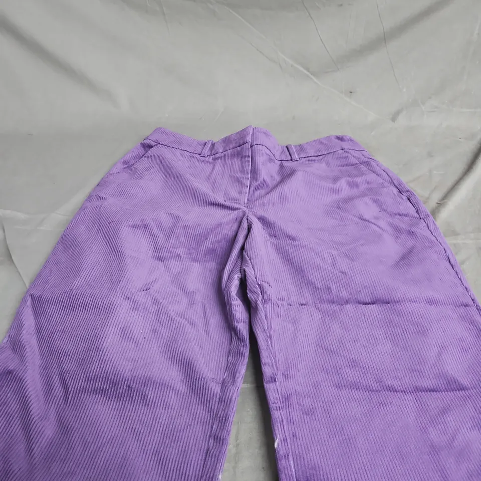 BODEN WOMEN'S PURPLE CORDUROY TROUSERS - 14P