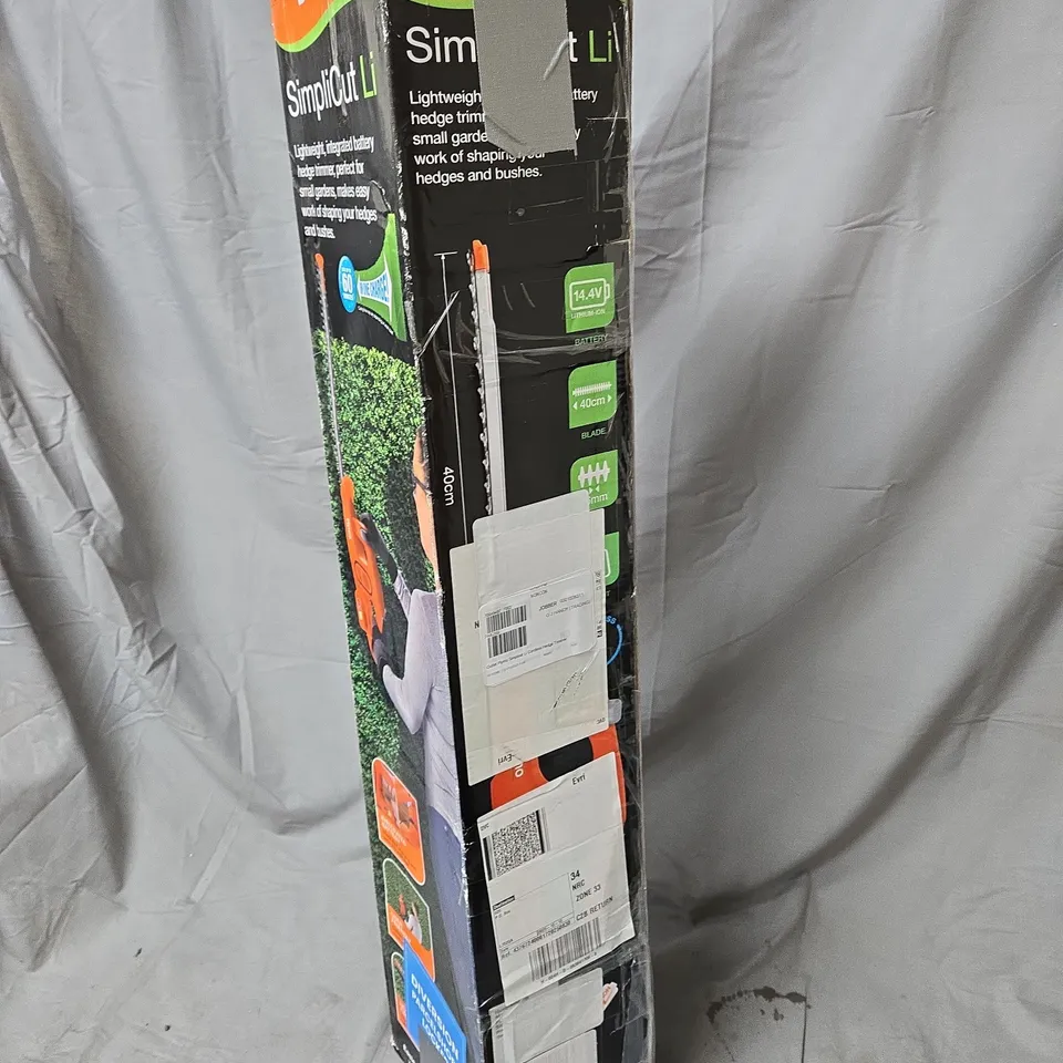 OUTLET FLYMO SIMPLICUT LI CORDLESS HEDGE TRIMMER