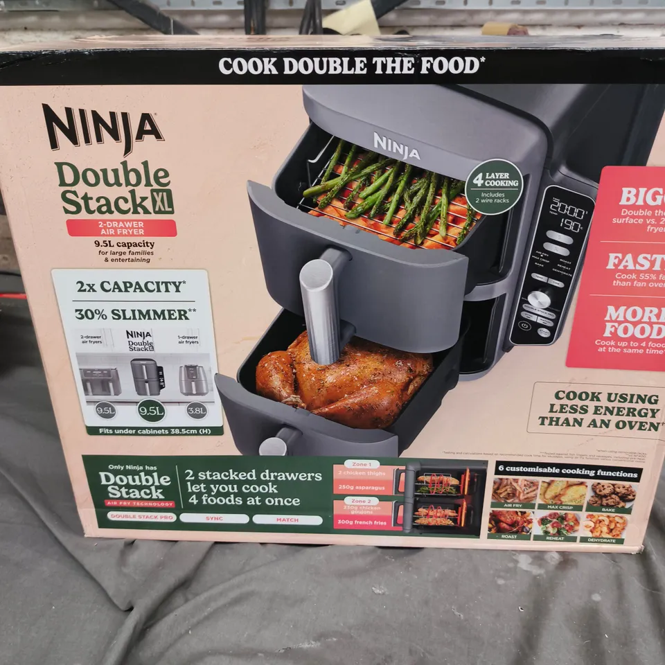SEALED NINJA DOUBLE STACK XL 2-DRAWER AIR FRYER