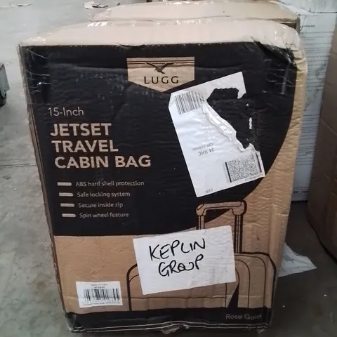 BOXED LUGG JETSET 15" TRAVEL CABIN SUITCASE ROSE GOLD