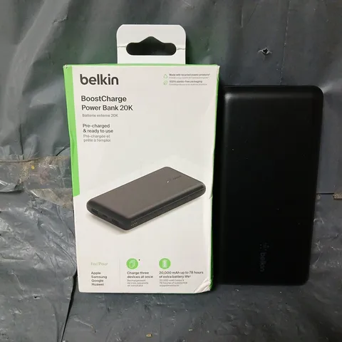 BOXED BOOSTCHARGE 20,000MAH POWERBANK