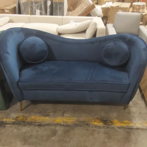 QUALITY DESIGNER CASTILLO 2 SEATER VELVET SOFA