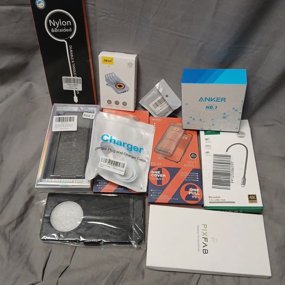 approximately 20 ASSORTED MOBILE PHONE ACCESSORIES TO INCLUDE CASES, SCREEN PROTECTORS AND CHARGERS