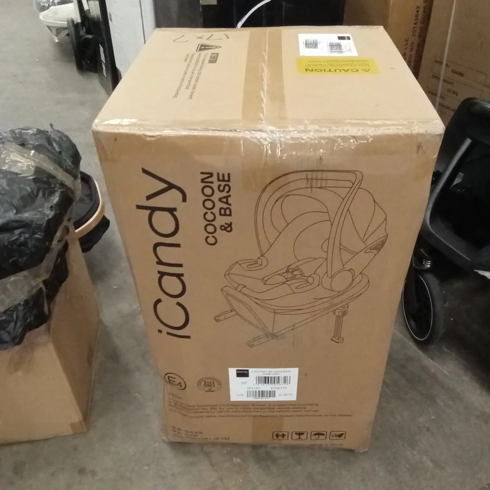BOXED ICANDY COCOON & BASE - DARK GREY (1 BOX)