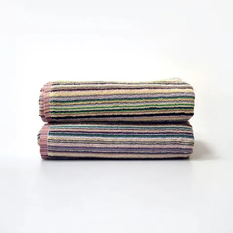 FARRIS RECYCLED COTTON 2 PIECE BATH TOWEL SAME-SIZE SET