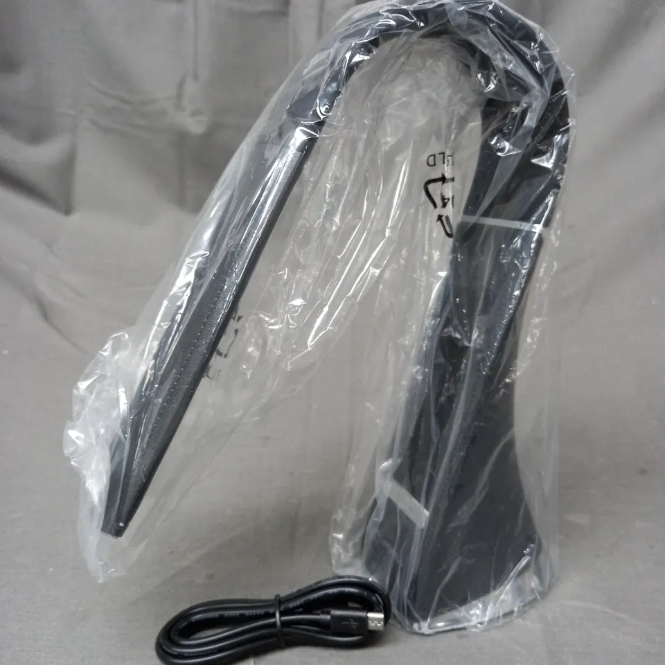 BOXED BELL & HOWELL RECHARGEABLE LED DESK LAMP WITH ALARM