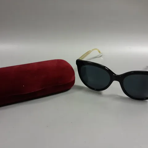 GUCCI GG0565SN-001 54 WOMANS ACETATE BLACK-CRYSTAL SUNGLASSES