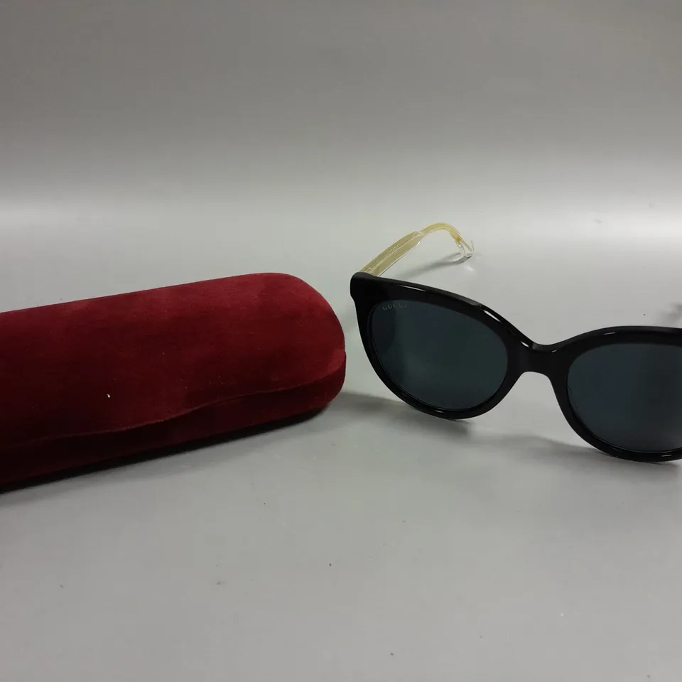 GUCCI GG0565SN-001 54 WOMANS ACETATE BLACK-CRYSTAL SUNGLASSES 