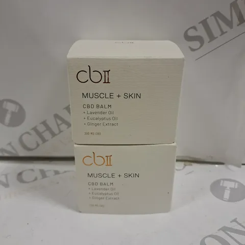 2X CB2 MUSCLE+SKIN CBD BALM