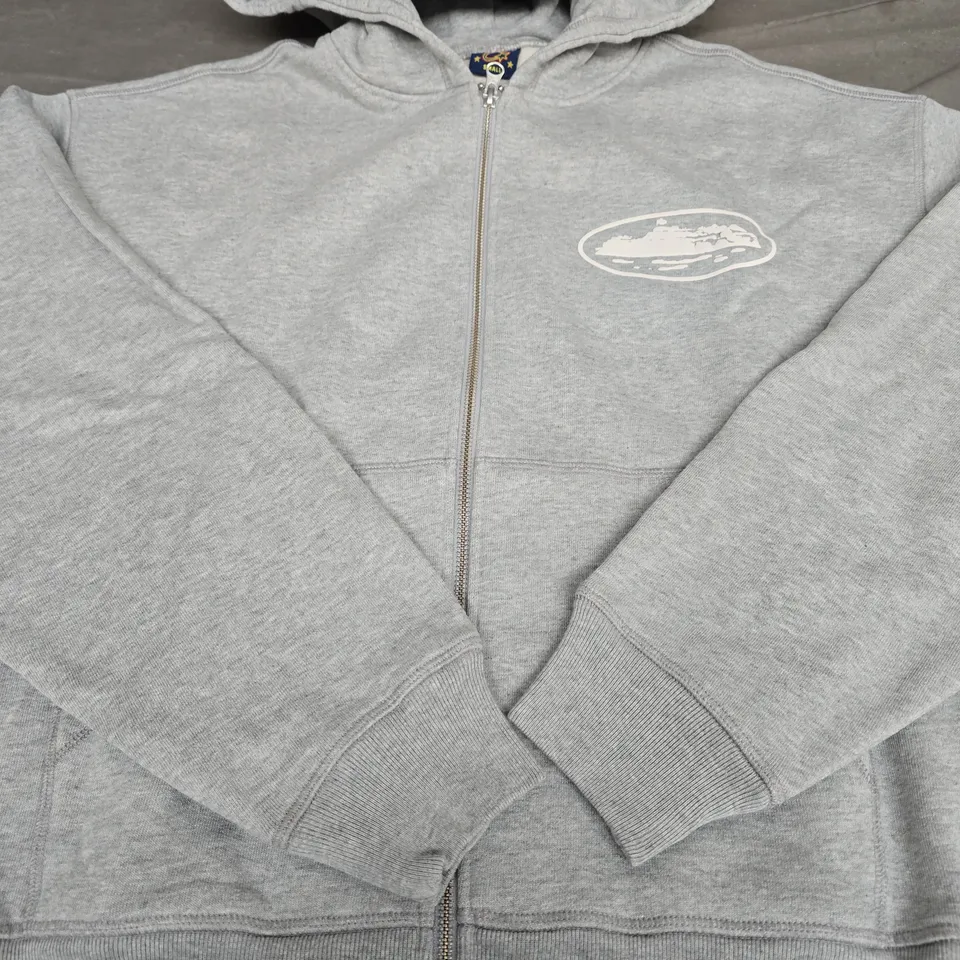 CORTEIZ FULL ZIP JACKET IN GREY - SIZE S
