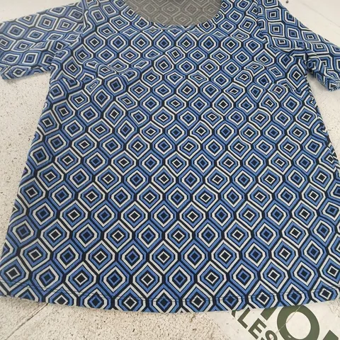 TU WOMEN'S GEOMETRIC PRINT DRESS/TOP, UK SIZE 10