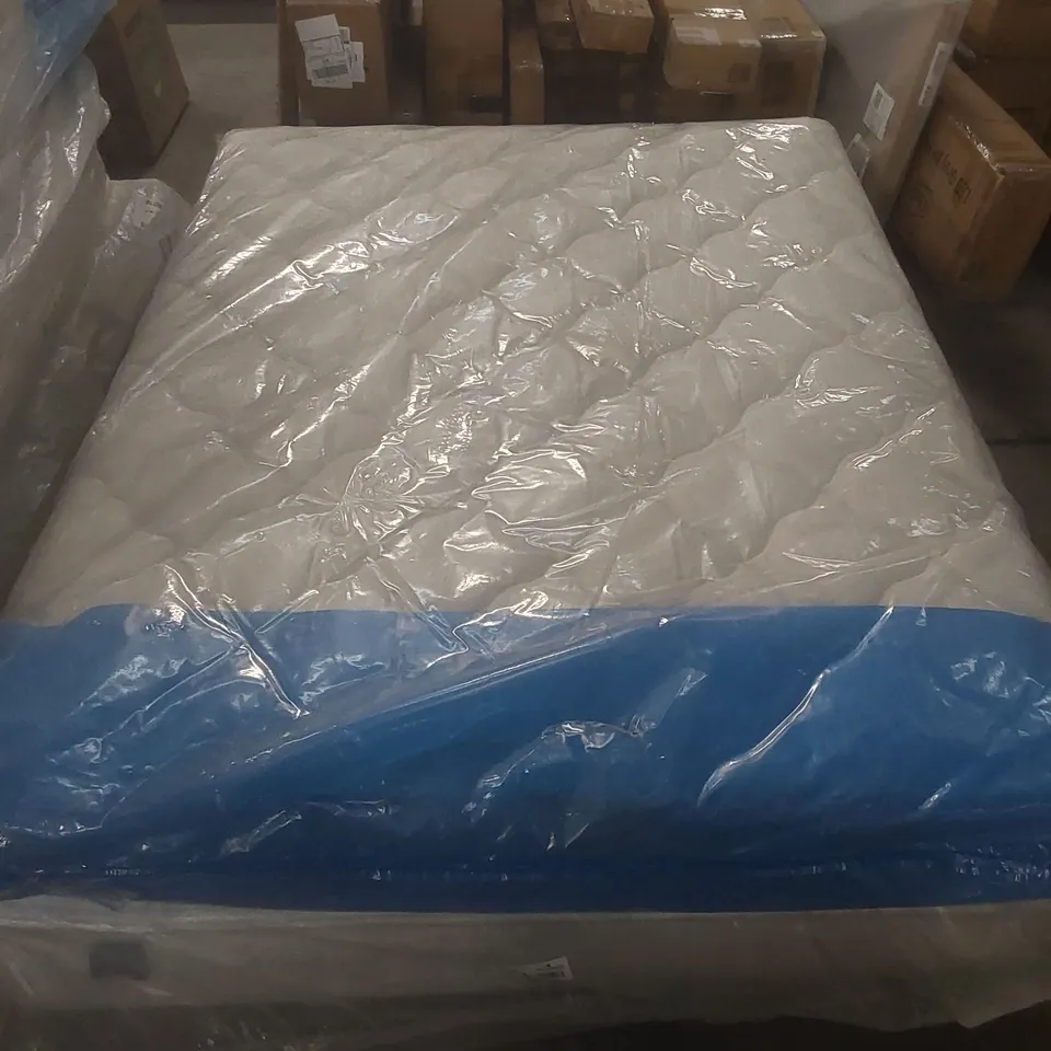 QUALITY BAGGED DESIGNER KING SIZE 150cm AIRSPRUNG LUXURY QUILTED MEDIUM MATTRESS RRP £259