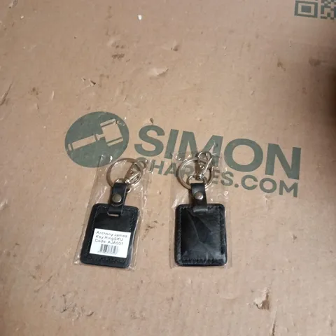 2 X ANTHONY JAMES KEY RINGS 