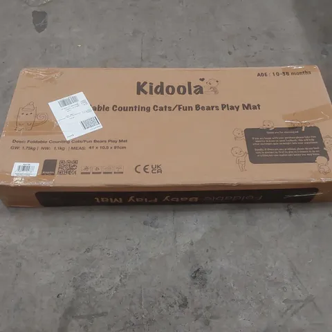 BOXED KIDOOLA FOLDABLE BABY ANIMAL PLAY MAT