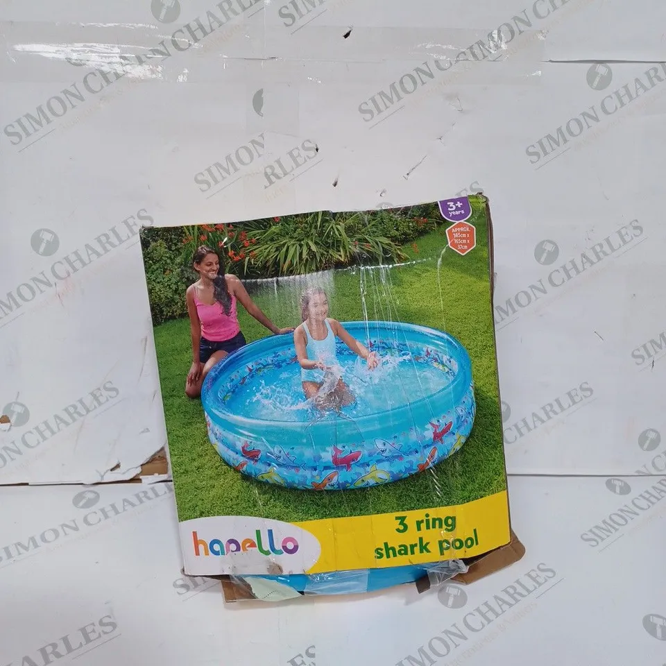 BOXED HAPELLO 3 RING SHARK POOL