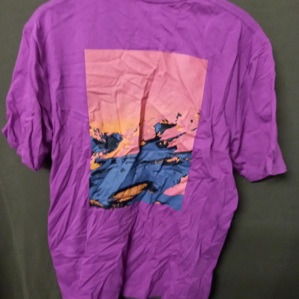 NORTH FACE PURPLE MENS T-SHIRT - S/P