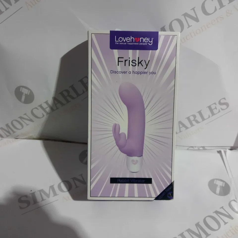 SEALED AND BOXED LOVEHONEY FRISKY RABBIT VIBRATOR