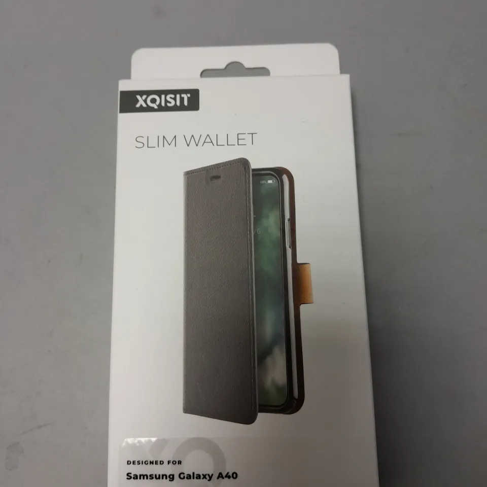 BOX OF APPROXIMATELY 50 BRAND NEW ASSORTED SAMSUNG GALAXY A40 SLIM WALLET CASE