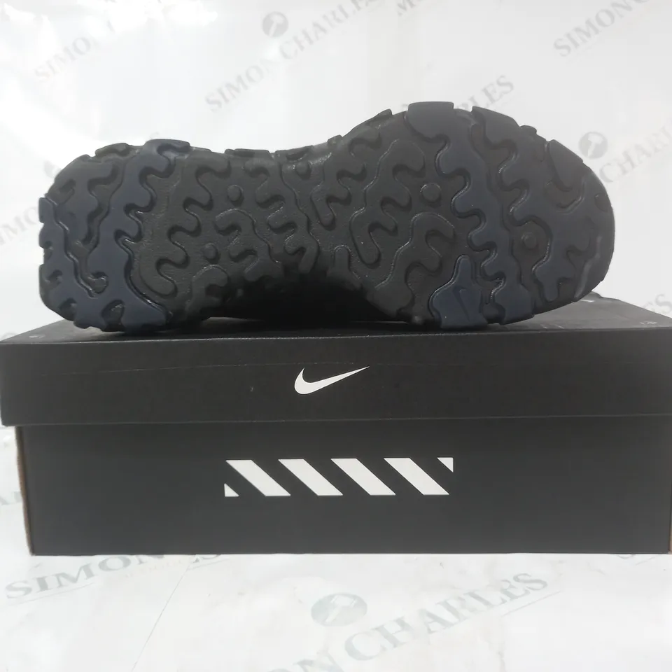 BOXED PAIR OF NIKE REACT VISION SHOES IN BLACK UK SIZE 8.5