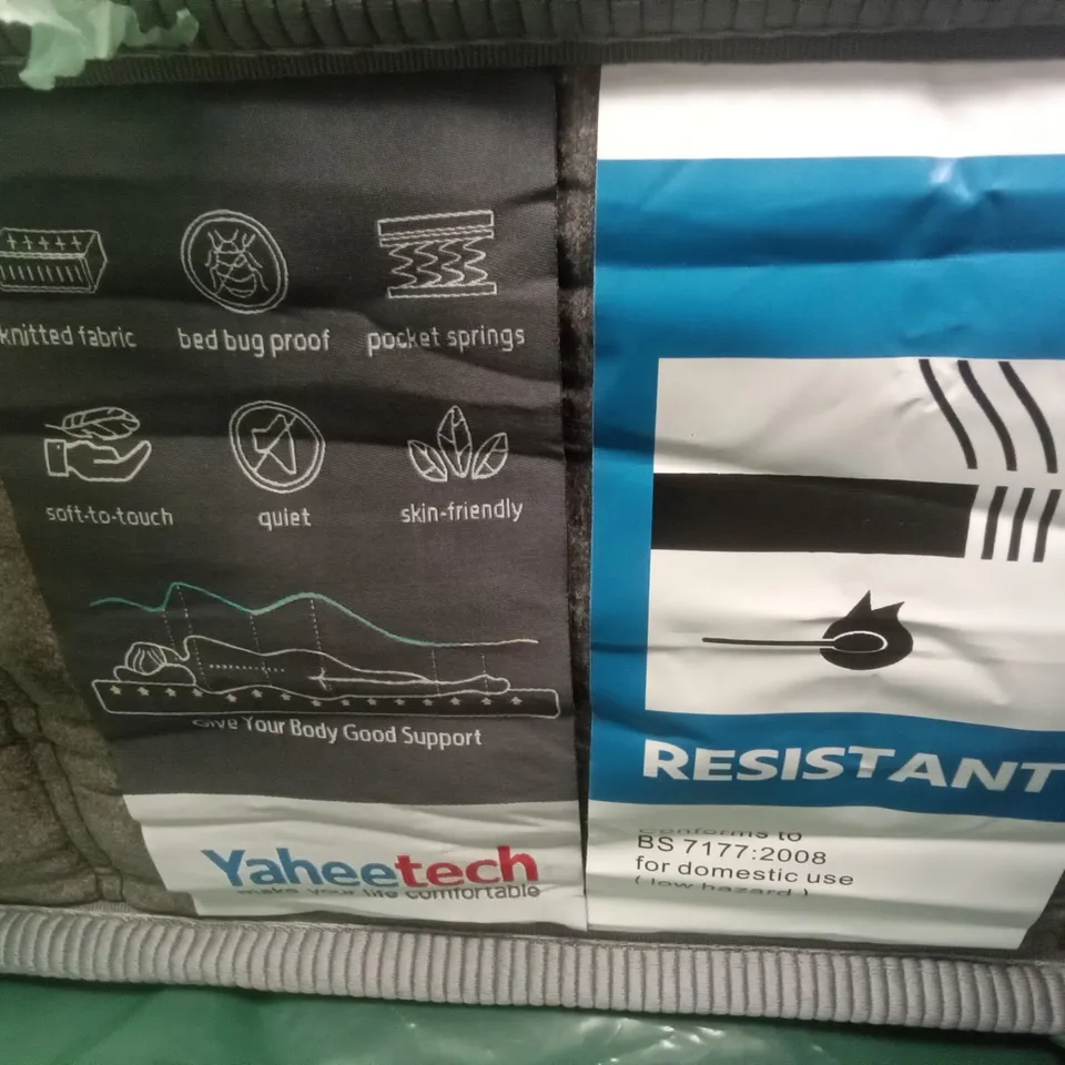 QUALITY BAGGED 4'6" DOUBLE BOCANEGRA POCKET SPRUNG MATTRESS 