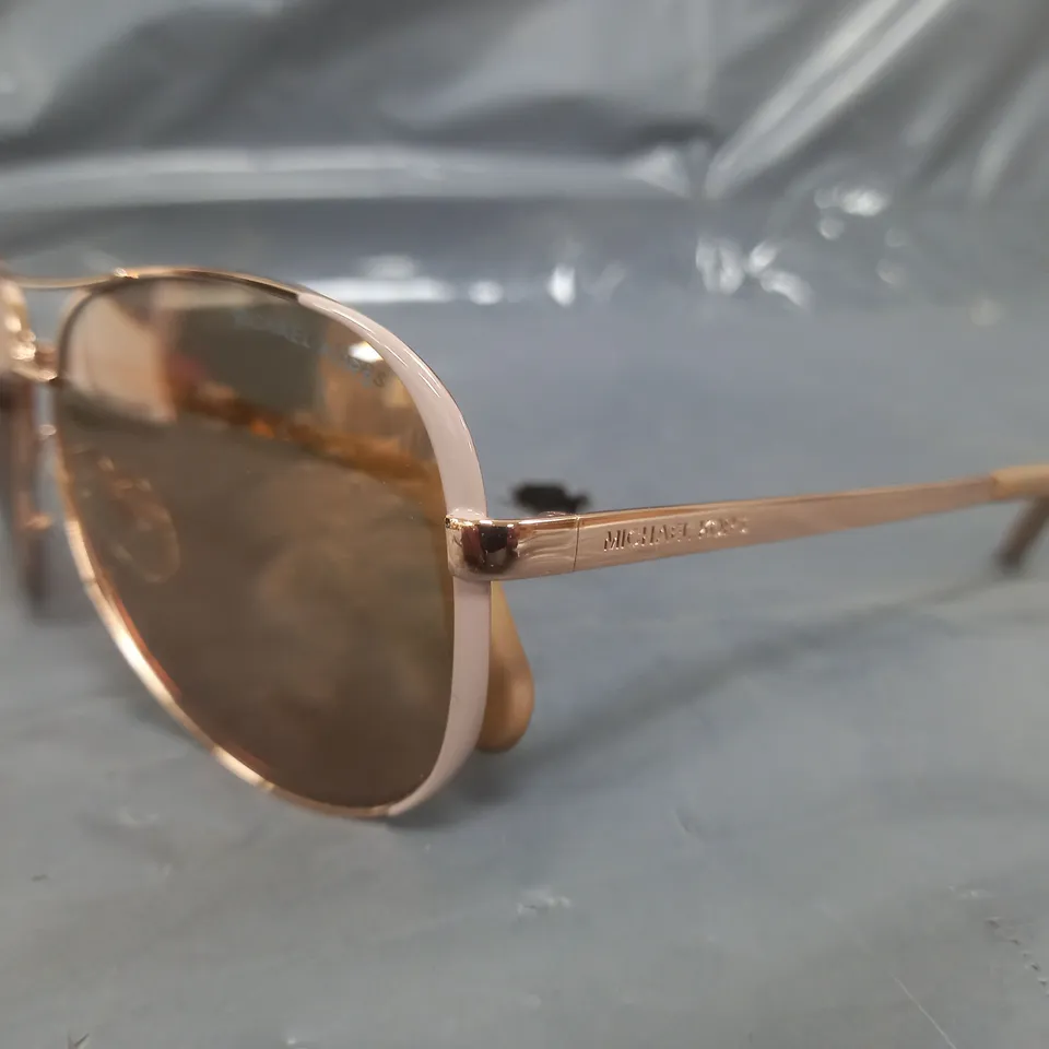 BOXED MICHEAL KORS PILOT SUNGLASSES - ROSE GOLD  RRP £129