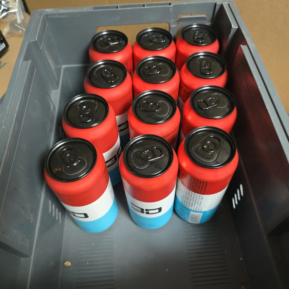 APPROXIMATELY 12 X 3D ENERGY DRINK 475ML - BEST BEFORE JAN 2026 