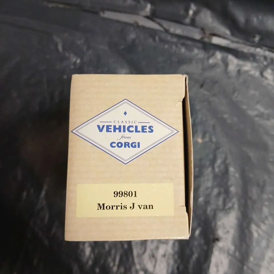 CORGI CLASSICS MORRIS J VAN – 99801 BOXED DIE‑CAST VEHICLE