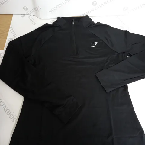 GYMSHARK 1/4 ZIP TRAINING SHIRT SIZE L