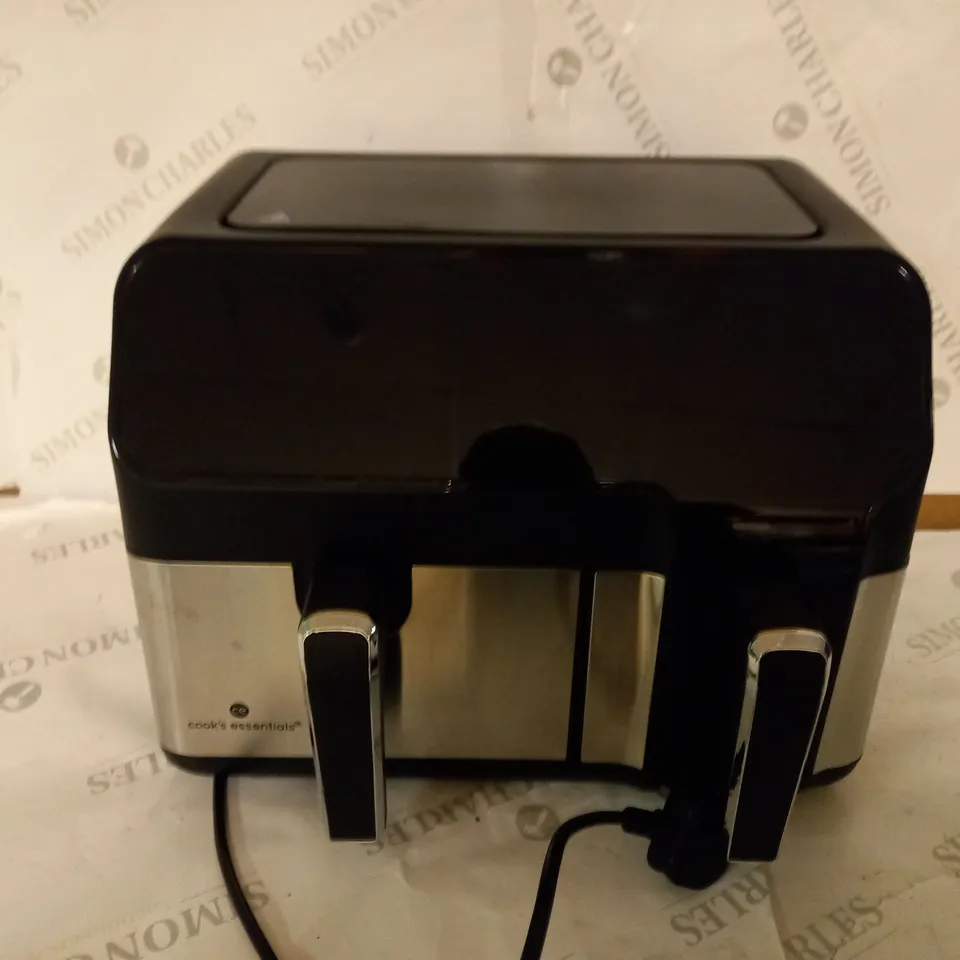 COOK'S ESSENTIALS 7.7L DUAL AIR FRYER